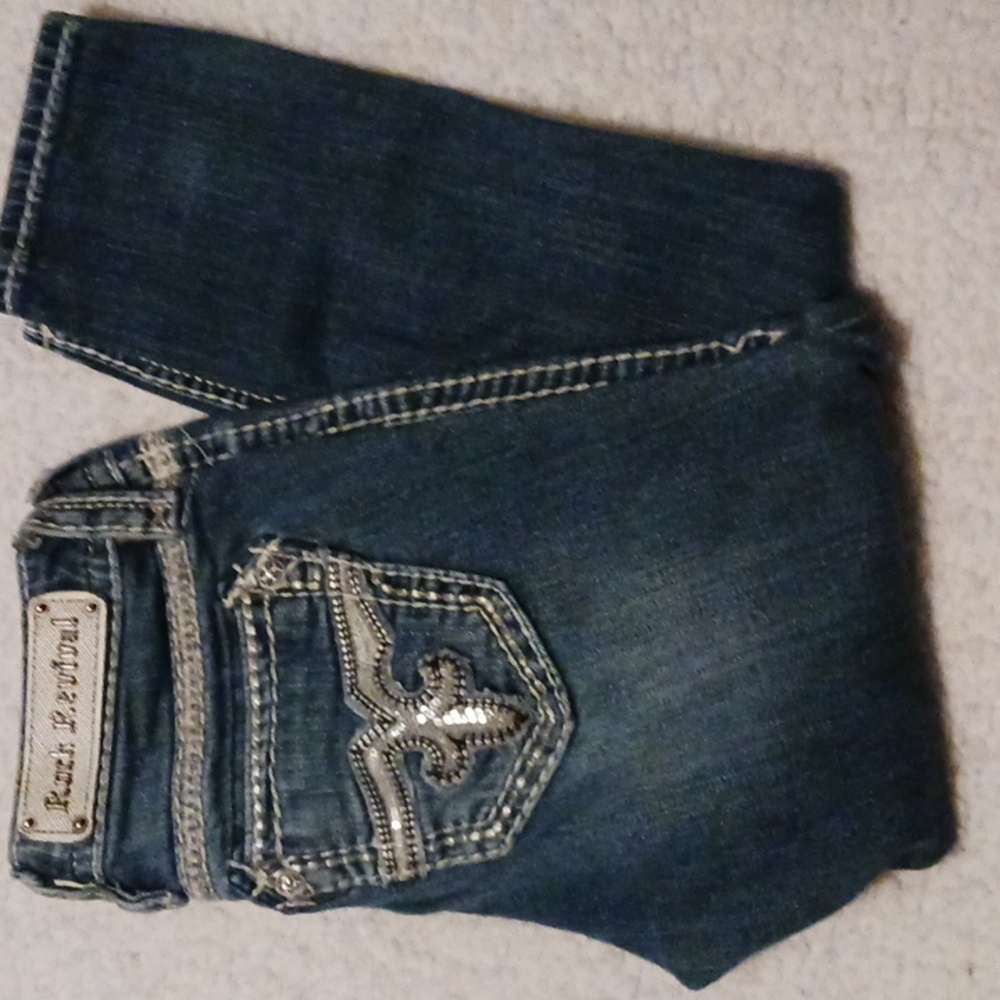 ROCK REVIVAL SKINNY JEANS 25